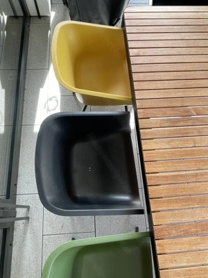 Gartenmöbel Set, Gartentisch mit 8 Stühlen + 8 Sitzpolster Bild 8