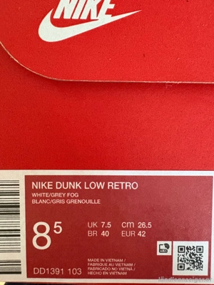 Nike dunk low retro Grösse 42 Bild 2