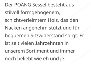 IKEA PÖANG Sessel in rot Bild 6