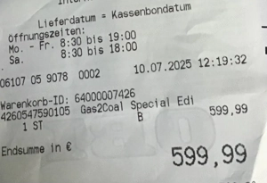 Grill Gas & Kohle gekauft 10.07.25 CHAR BROIL   550,- Bild 4