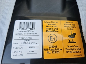 Maxi Cosi Pebble 360 Bild 5