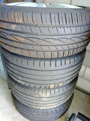 schöne Alufelge mit sehr guten Sommerreifen Bild 2