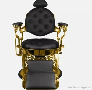 Barbershop stuhl  barberchair  herren Friseurstuhl  barber Gold