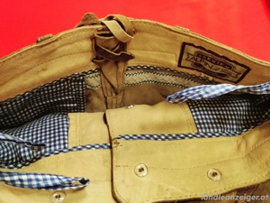 echt Lederhose kurz Damen(Herren) Gr. 36 Bild 4