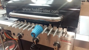 Spießantrieb, BBQ, Weber, Spießdreher, Spieße, Mangal, Schaschlik, Grill Bild 3