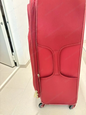 Großer Reisekoffer rot Bild 3
