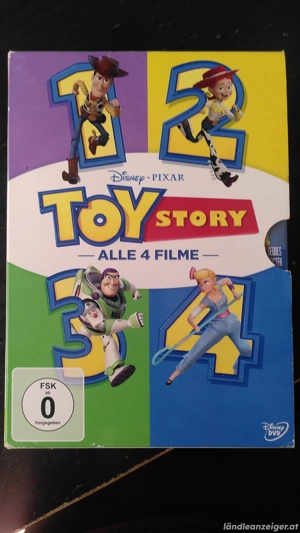 Toy Story 1-4 DVD Box 