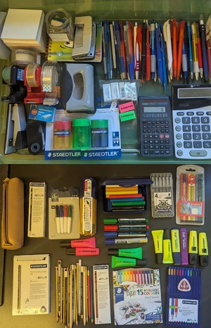 Set Schreibwaren Staedtler Schneider Stifte Radiergummi Stabilo