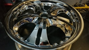 NEU Chromfelgen 4x100 18" 7,5J Honda Golf Mini Bild 2