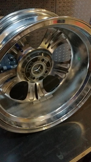 NEU Chromfelgen 4x100 18" 7,5J Honda Golf Mini Bild 4