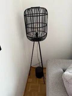 Stehleuchte schwarz