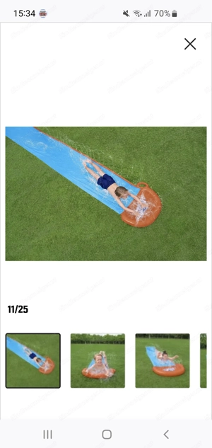 Outdoor Wasserrutsche  Bild 2