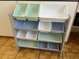 Spielzeugregal Kinderregal stabile Boxen