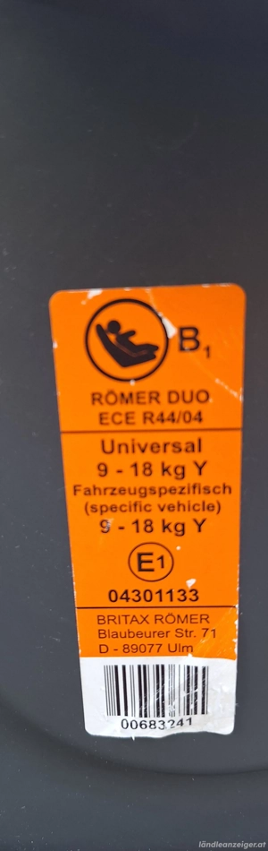 Britax Römer Duo Kindersitz Bild 2