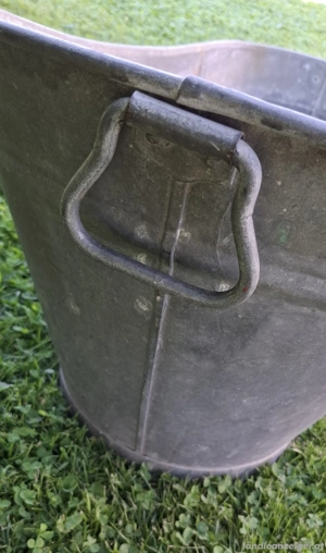 alte Kinderwanne Zink Bild 4