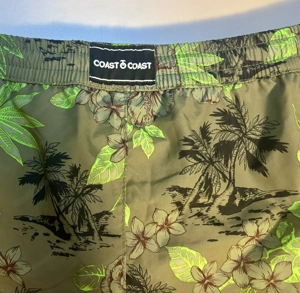 Grün gemusterte Badehose Coast Bild 4