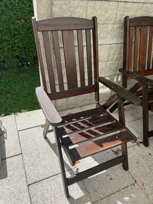 Gartentisch + 4 Gartenstühle Bild 2