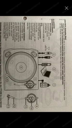 USB Turntable wie neu Bild 3