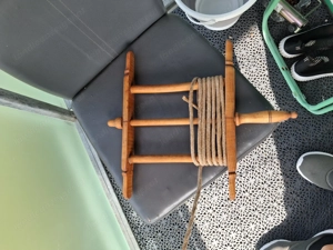 Alte Haspel mit ca 40 Meter Seil Bild 4