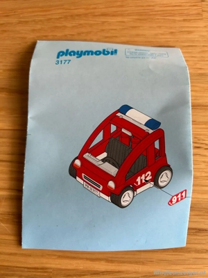 Playmobil 3177 Brandmeisterfahrzeug Bild 3