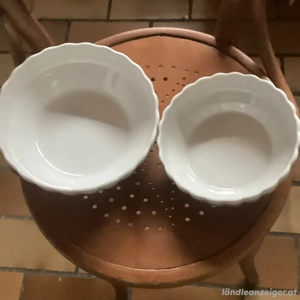 Retro Blaurand Schüssel Bild 2