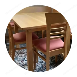 Esstisch mit 2 Stühlen