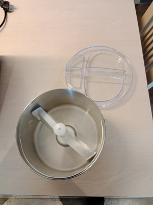 UNOLD Profi Plus Eismaschine (250 Watt, 2,5 l, Edelstahl) Speiseeismaschine Bild 3