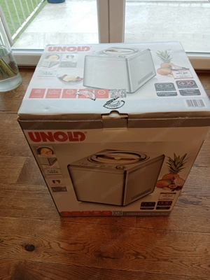 UNOLD Profi Plus Eismaschine (250 Watt, 2,5 l, Edelstahl) Speiseeismaschine Bild 4
