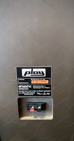 Boxen ATLANTIC München von Hans Deutsch audiophil 1970er Jahre 1. Serie Bild 9