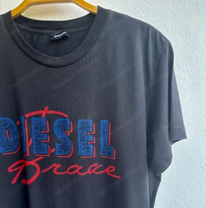 Schwarzes Herren T-Shirt von Diesel Bild 3