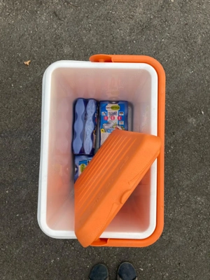 Kühl-BOX, poppig, mit 3 x Packung KÜHLAKKUS Bild 2