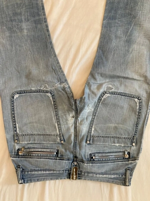 Jeans Hose, hellblau ( Marke: "ABSOLUT JOY" ), gebraucht, Size M Bild 5