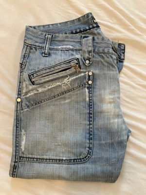 Jeans Hose, hellblau ( Marke: "ABSOLUT JOY" ), gebraucht, Size M Bild 6