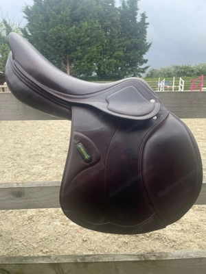  DJ Doppelklappe Springsattel 17,5 Medium Bild 2