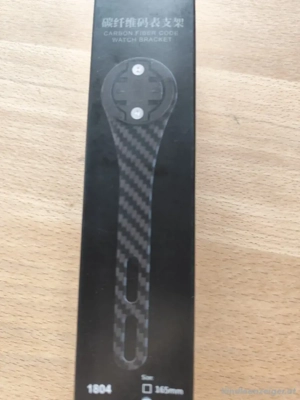 Garmin, Wahoo, Bryton Halterung aus Carbon  Bild 2
