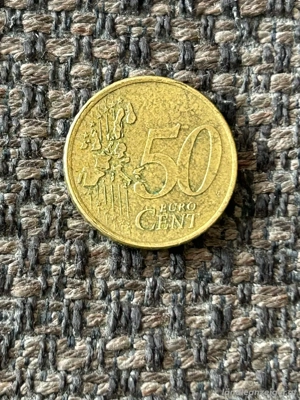 50 Cent Umlaufmünze Niederlande 2001 Bild 2