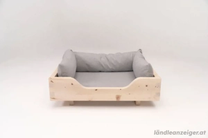 Hundebett - Zirbenbett für Hunde - Lodenstoff - Luxus - alle Größen Bild 2