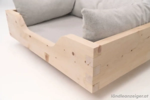 Hundebett - Zirbenbett für Hunde - Lodenstoff - Luxus - alle Größen Bild 4