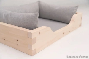 Hundebett - Zirbenbett für Hunde - Lodenstoff - Luxus - alle Größen Bild 9