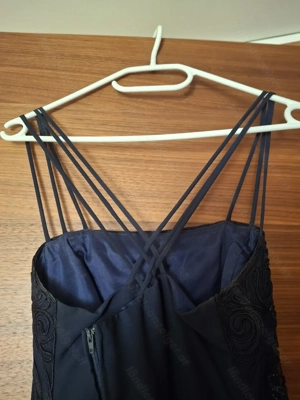 Ballkleid dunkelblau Gr. M Bild 3