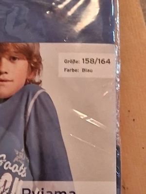 Pyjama in blau Bild 6