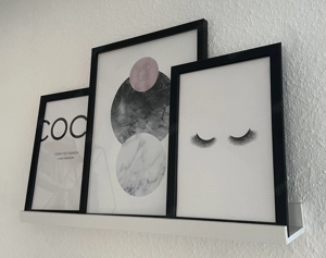 Wandregal inklusive 3 Bilder