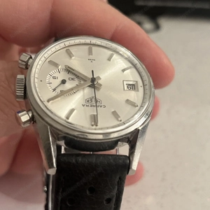 Heuer Carrera Dato 45 Chronograph 3147S Cal. Landeron 189 Vintage Bild 7