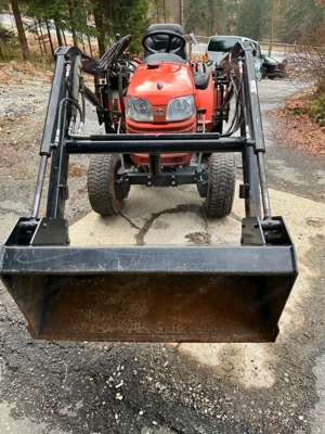 kubota kleintraktor B 1220 Frontlader 155 Betriebsstunden. Bild 7