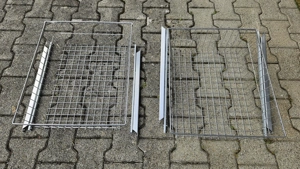 2 Ausziehkörbe für Kleiderschrank, passend für 48,5 cm Breite (Innenmaß-Schrank) - gebraucht