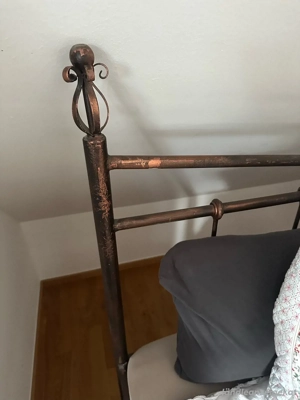 Bettgestell OHNE Lattenrost und Matratzen Bild 4