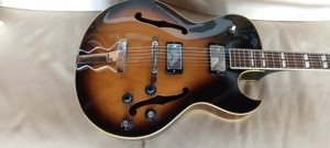 Luxor Halbakustik-Gitarre 60er Jahre + Originalkoffer - Top Zustand Bild 2