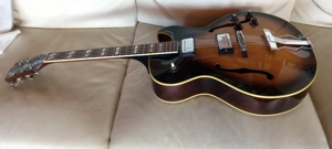 Luxor Halbakustik-Gitarre 60er Jahre + Originalkoffer - Top Zustand Bild 8