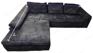 Gemütliches ausklappbares Ecksofa in gutem Zustand   sofort abholbereit Bild 2