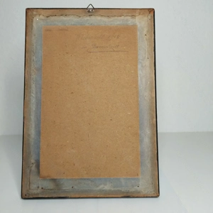 Antikes Heiligenbild von 1918 - " Heilige Mutter Maria mit dem Jesus Kind Bild 7